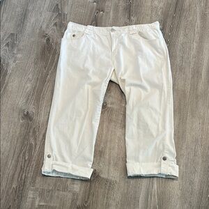 Calvin Klein Jeans White Cropped Pants